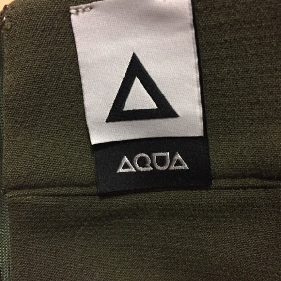 AQ AQ sz US 4 HELENA SKIRT Olive Green Bow - Picture 5 of 8